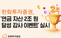 한화투자증권, ‘연금자산 2조 원 달성 감사 이벤트’ 실시