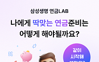 삼성생명, 연금설계 솔루션 ‘연금LAB’ 서비스 개시