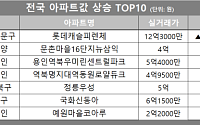[아파트값 상승 톱10] 서울 동대문구 ‘롯데캐슬피렌체’ 등