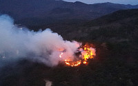 울산 울주군 산불 진화…'실화 가능성'