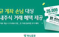 하나증권, 계좌 개설·첫 거래 고객에 3만 원 쿠폰 지급