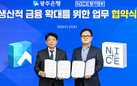 광주은행·NICE평가정보, ESG 데이터 기반 생산적 금융 확대