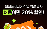 사람인 원더풀시니어, 중장년 재취업 지원…직업역량검사 할인 진행