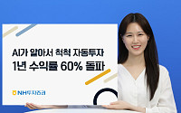 NH투자證, 퇴직연금 로보어드바이저 인기…1년 수익률 60% 돌파