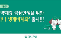 하나은행, 생활자금 보호 ‘하나 생계비계좌’ 출시