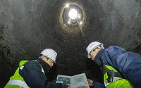 DL이앤씨, 부산 욕망산 수직터널 굴착 완료⋯RBM 공법 적용