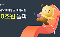 카카오페이증권, 예탁자산 10조원 돌파