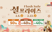 레고랜드, 설 연휴 앞두고 최대 50% 할인 ‘플래시 세일’ 선보여