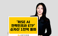 KB자산운용, 'RISE AI전력인프라 ETF' 순자산 1000억 돌파