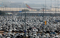 설 연휴, 인천공항 주차장 만차 [포토로그]