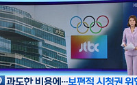 동계올림픽 영상 사용, 단 4분?…JTBC·지상파 책임 공방