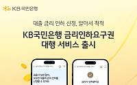 KB국민은행, 금리인하요구권 대행 서비스 출시…조건 맞으면 자동 신청