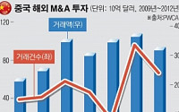 [글로벌 국채시장 '큰손' 중국]글로벌 M&amp;A시장도 본격 행보