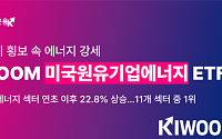 키움투자, 'KIWOOM 미국원유에너지기업 ETF' 연초 이후 수익률 24%