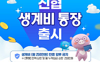 신협, 생계비통장 출시⋯압류 걱정 없이 250만원까지 보호