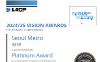 서울교통공사, 지속가능경영보고서 미국 LACP주관 어워즈에서  대상 수상