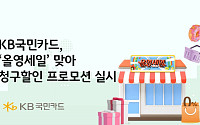 KB국민카드, 올영세일 기간 매장 청구할인 프로모션 진행