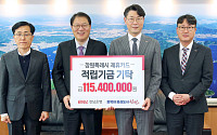 BNK경남은행, 창원시에 제휴카드 적립기금 1억1540만원 전달