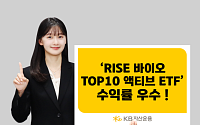 KB운용 'RISE 바이오 Top10액티브 ETF', 바이오 액티브 ETF 수익률 1위