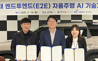 KGM, 차세대 E2E 자율주행 AI 기술 개발 LOI 체결