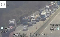[속보] 부산울산고속도로 기장분기점 인근 화물차 사고 발생