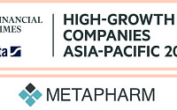 메타로보틱스 자회사 메타약품, 英 파이낸셜타임즈 ‘2026 아시아·태평양 고성장 기업’ 선정