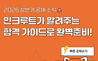 인크루트, 공채소식 페이지 개설…합격자소서·면접족보 제공