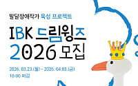 기업은행, 발달 장애 작가 육성 ‘IBK드림윙즈 2026’ 모집