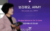 인천공항 '보라해요, ARMY 또 만나요!' [포토]