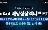 KoAct 배당성장액티브 월배당 전환…매달 0.5% 목표