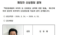 동료 기장 살해·연쇄 범행 시도 49세 김동환, 신상공개