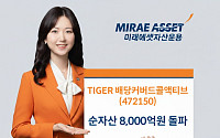 미래에셋 'TIGER 배당커버드콜액티브 ETF' 순자산 8000억 돌파…"월말 분배금으로 현금흐름 제공"