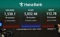 1530원 넘어선 환율, 코스피는 4%대 하락 [포토로그]
