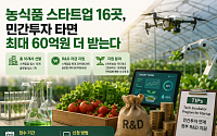 농식품 스타트업 16곳, 민간투자 타면 최대 60억원 더 받는다