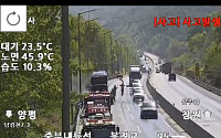 [속보] 중부내륙고속도로 성주 인근 화물차 화재 사고