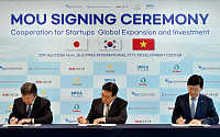 지역기반 BNK금융, JDC·日키라보시·베트남 탄롱과 3국 스타트업 진출 MOU