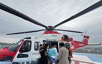 지역 관할 경계 허문 소방헬기⋯360km 날아 고위험 산모 살렸다