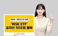 KB자산운용 'RISE ETF' 순자산 30조 돌파…올해 들어 47%↑