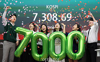 코스피, 전쟁에도 47거래일 만에 7000선 돌파…새 역사 쓴 韓증시[7000피 시대 개장]