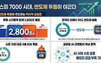 '삼전·SK하닉' 반도체 투톱 시총 2800조…외인 주도 상승세[7000피 시대 개장]