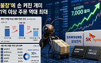 코스피 7000에 손 커진 개미…1억 이상 거액 주문 5년 3개월만에 최대
