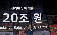 농심 ‘신라면’, 40년간 누적 매출 20조원…조용철 대표 “해외매출 60%로 확대”