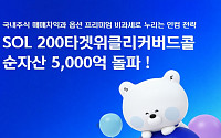 신한자산운용 'SOL 200타겟위클리커버드콜' 순자산 5000억 돌파