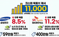 삼성전자 8%·SK하이닉스 11% 날아오르자…노무라, 코스피 목표치 '1만1000' 파격 상향