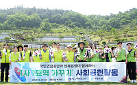 전북은행·국민연금공단, 국립임실호국원서 묘역가꾸기 봉사