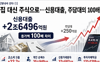집 대신 주식으로…신용대출, 주담대의 100배 [빚내서 산다]