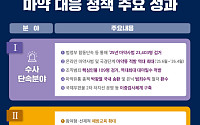 먀악과의 전쟁 1년, 2만3403명 검거…국경단계 마약 적발 307%↑