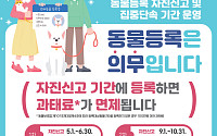 강서구, ‘동물등록 자진신고’ 운영…기간 내 등록 시 과태료 면제