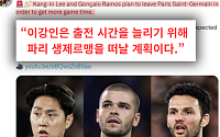 "이강인, 파리 생제르맹 떠날 계획"⋯PSG 이적설 급부상