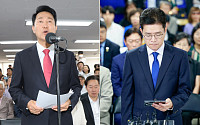 인사는 같았지만…오세훈·정원오 엇갈린 선거사무실 아침 풍경